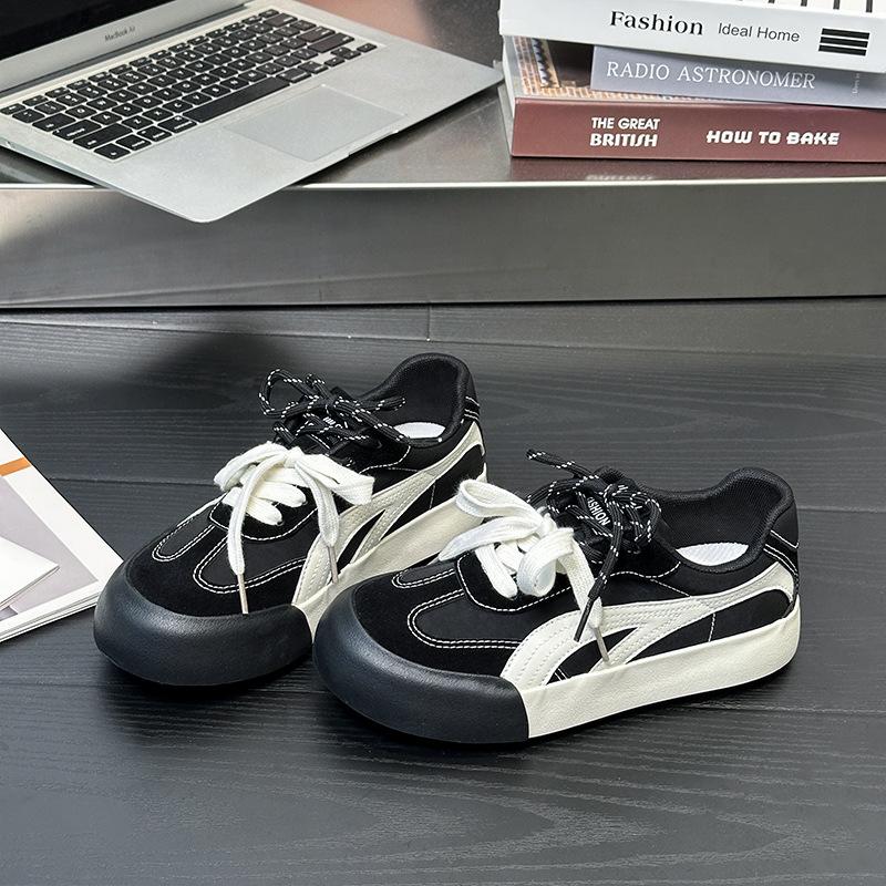 6 shoes summer new board shoes color matching soft sole easy to wear comfortable women's shoes trend versatile