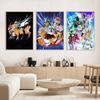 1PC Classic Anime S-Saint S-seiya  Poster Self-adhesive Art Waterproof Paper Sticker Coffee House Bar Room Wall Decor