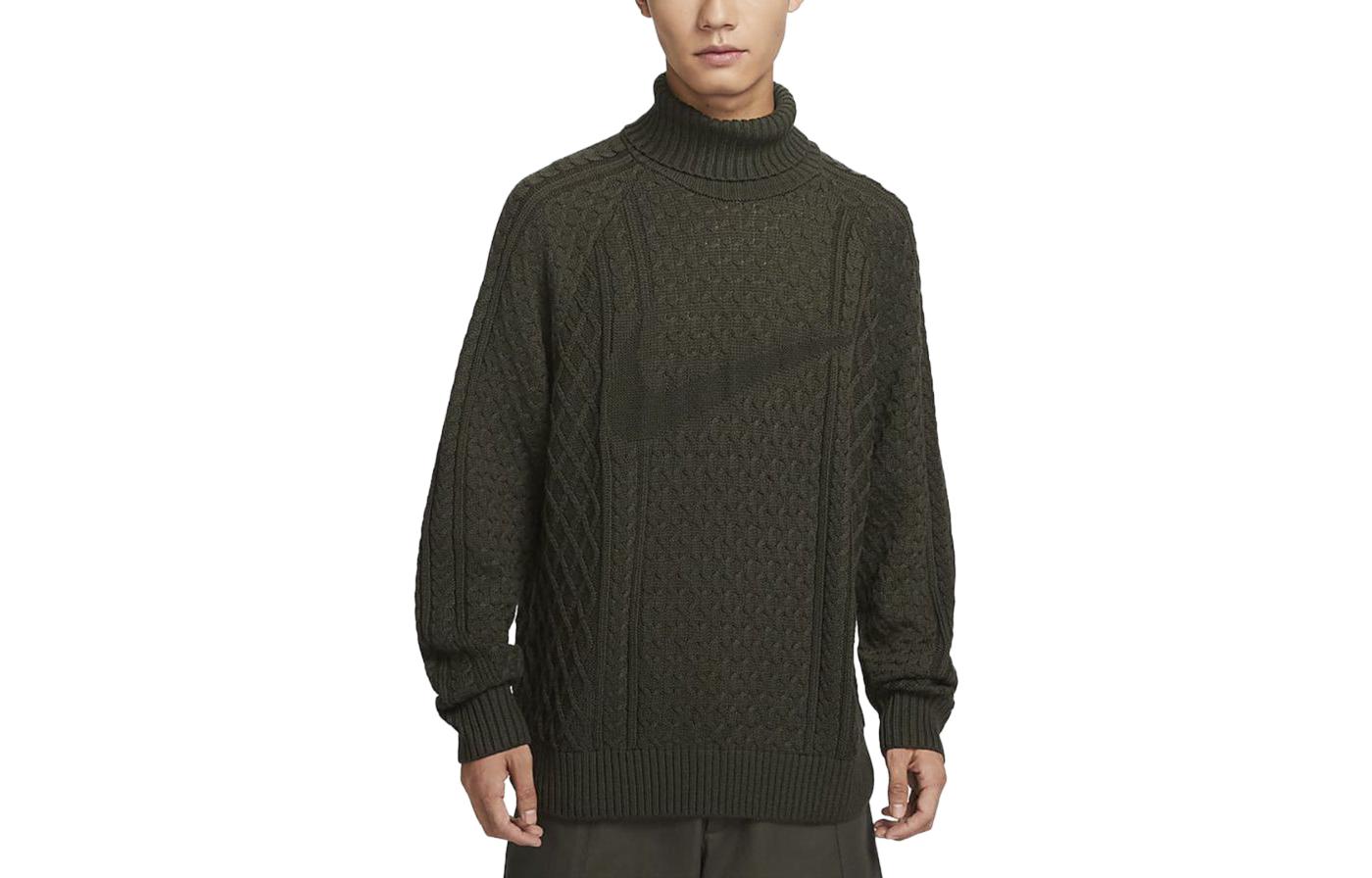 Nike Sweaters Men s Khaki Green Moderate FB7771-325 XXL