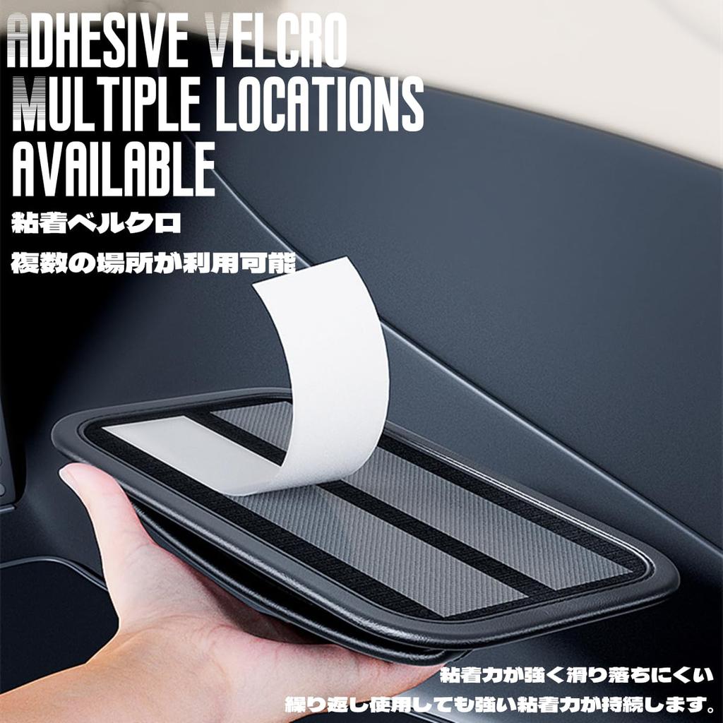 ZUKIDA Car Storage Car Phone Storage Card PU Leather Mini Storage Bag for Auto Door Window Pen and Phone Tray Car Seat Gap for Document and Notepads