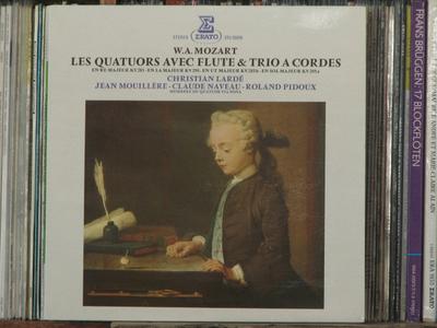 LP Record CHRISTIAN LARD?, JEAN MOUILL?RE, CL - W. A. Mozart - Les Quatuors Avec Fl STU70976 Erato 1977 France Classical Used