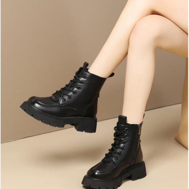 Fashion Fur Fur Integrated Snow Boots Wool Women's Boots Winter Velvet  Anti Cold Women's Shoes Warm Cotton Shoes Lamb Wool Cotton Boots