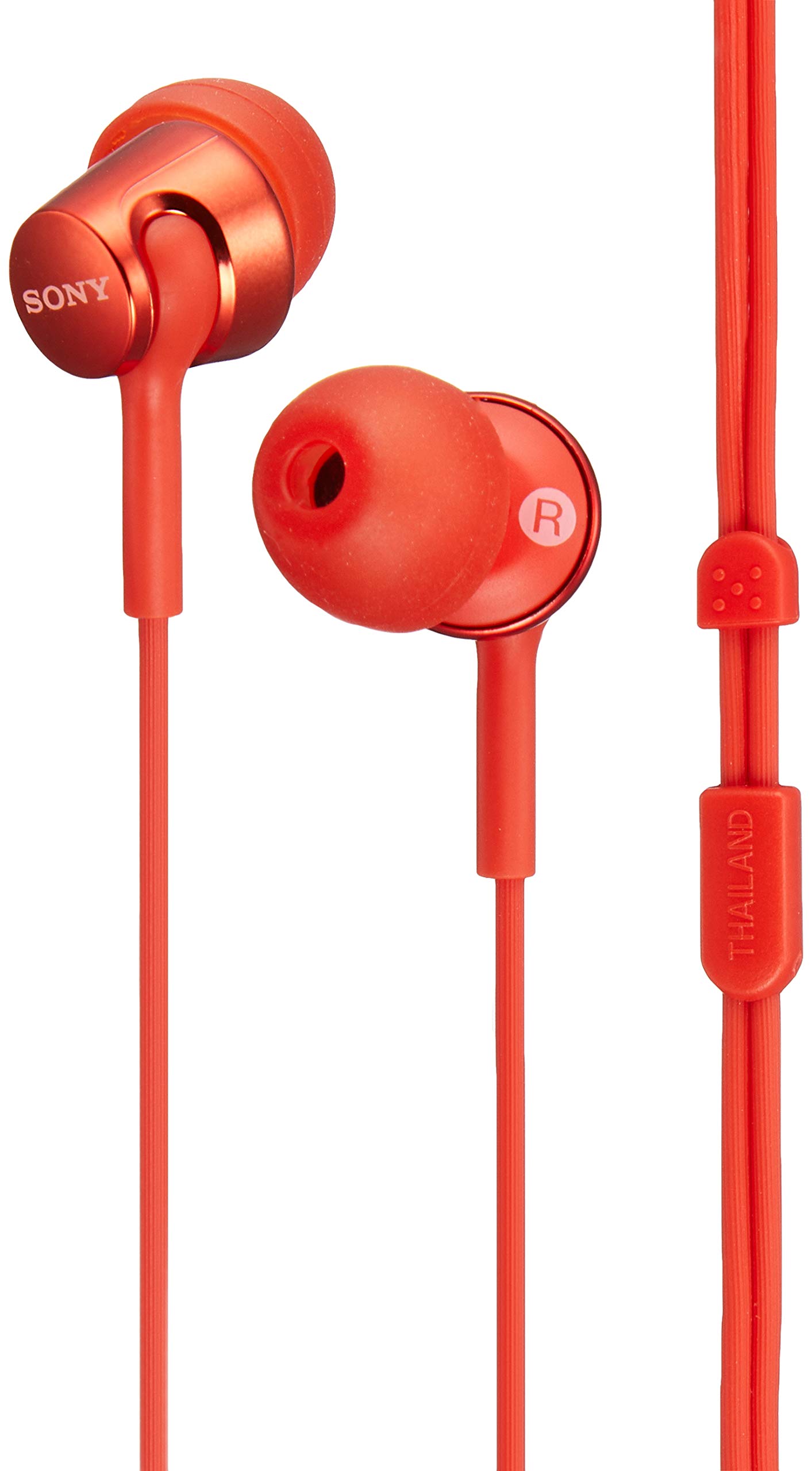 

Sony Wired Earphones Red MDR-EX155 In-Ear Type,