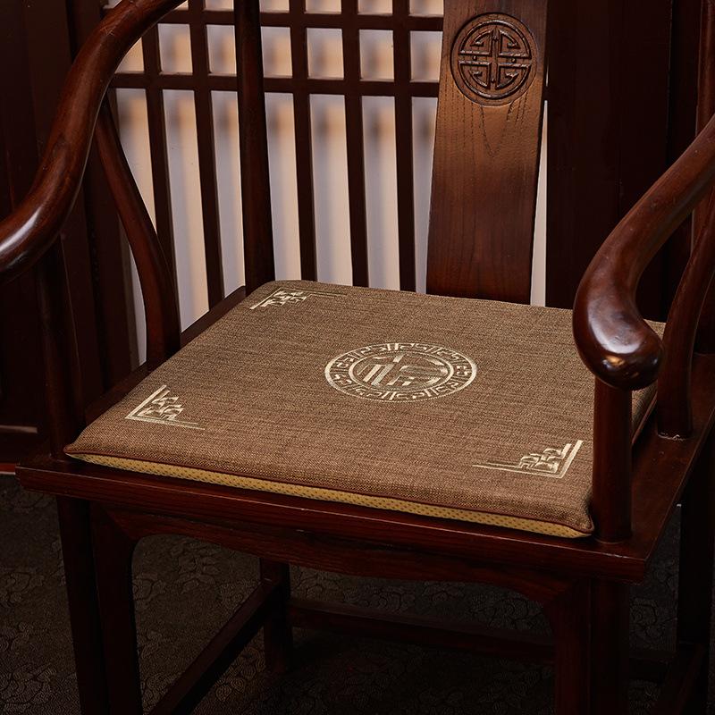 Chinese Style Cushion Mahogany Furniture Sofa Seat Cushion Taishi Circle Chair Tea Chair Non-slip Back Cushion