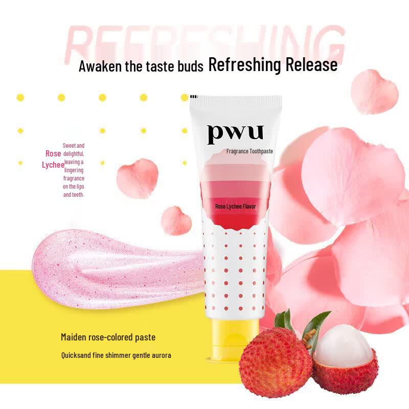 Зубная паста Puwubeauty с ароматом розы и личи