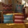 Patrones Retro Juego de Fundas de Cojín Fundas de Almohada Decorativas de Felpa Corta para Sofá Suave Funda de Cojín x cm