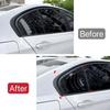 For BMW 3 Series Sedan F30 318i 320i 325i 2013- 2PCS ABS Window Quarter Louver Shutter Cover Car Rear Side Vent Scoop Trim