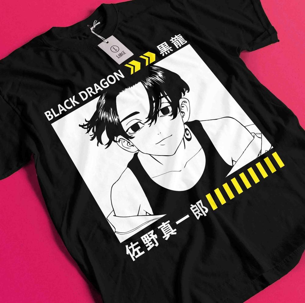 

Tokyo Revengers T-Shirt Manjiro Sano Shirt Takemichi Hanagaki Tshirt Ken Hakkai BB453 4XL