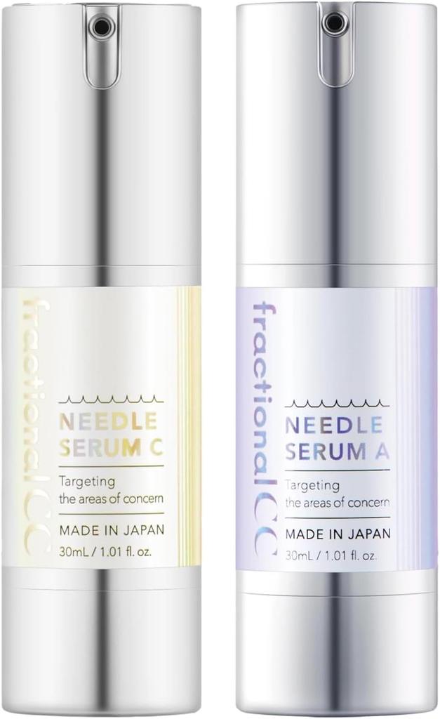 Fractional CC Needle Serum Set Needle Beauty Serum C C Glutathione A Exosome Made In Japan Pores Watery Skin Beauty Needle Needle Shot 2-Piece