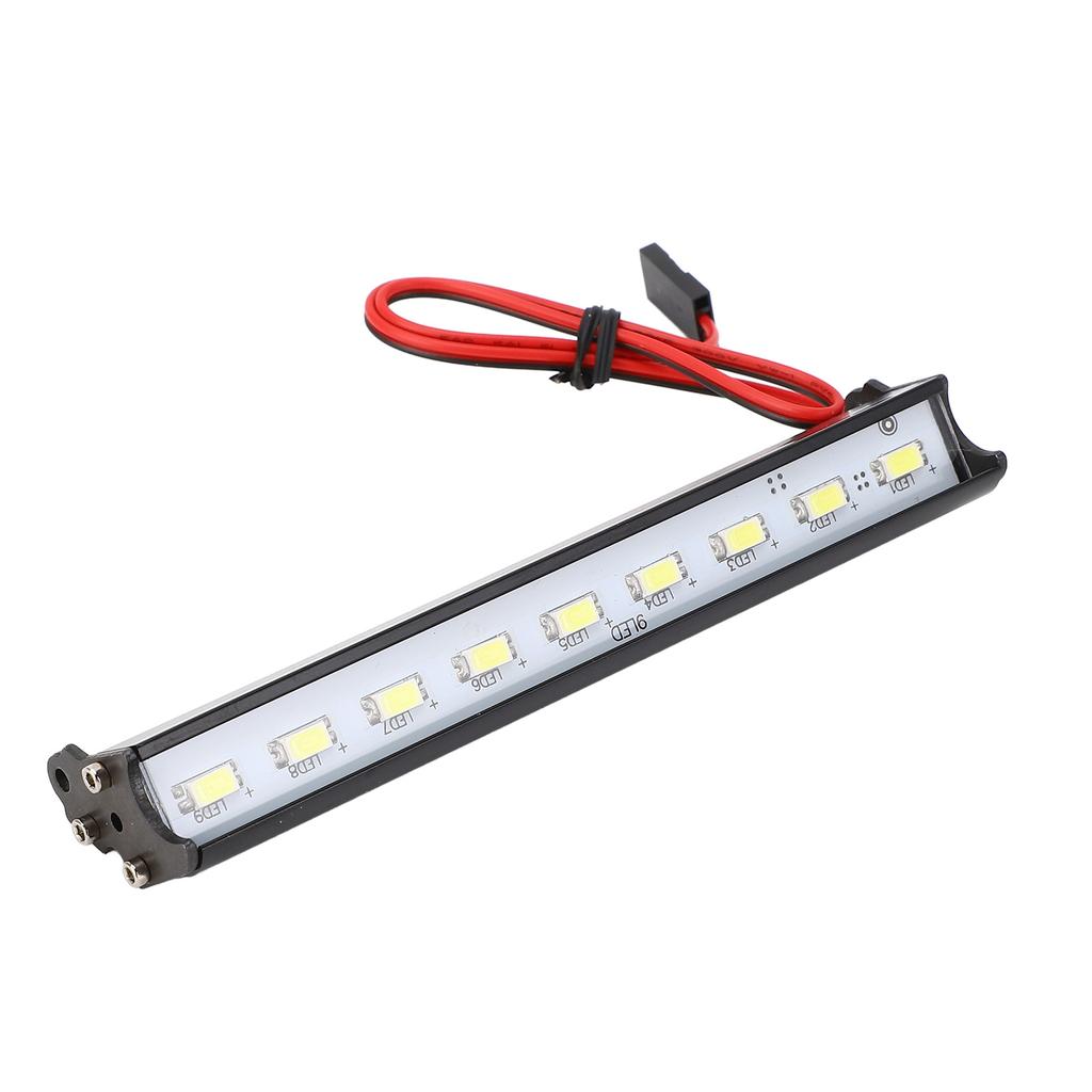 RC Car Light Bar Aluminum Alloy LED Super Bright RC Car Roof Lamp for for SCX10 D90 for HPI