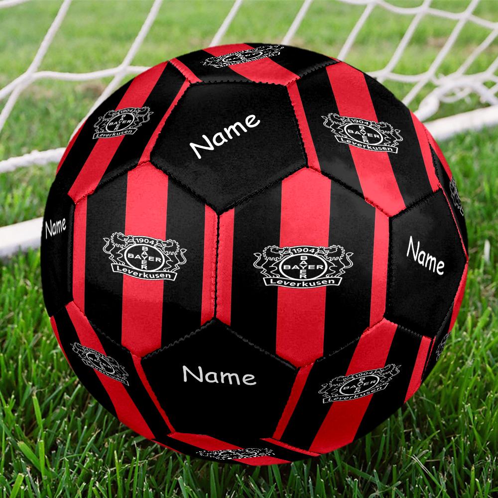 Custom Name Bayer Leverkusen Theme Size 5 Soccer Ball, Suitable for Both Indoor and Outdoor Matches, a Gift Suitable for Everyone.