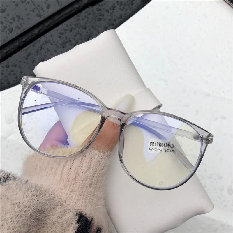 Fashion Anti-Blue Light Glasses For Men Women Vintage Retro Finished Myopia Glasses Unisex Clear Lens Near Sight Eyeglasses