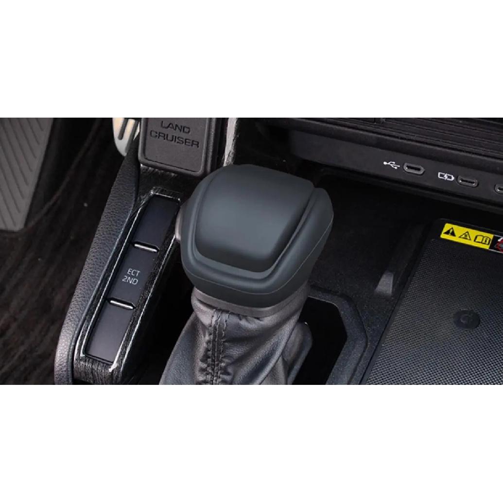 New Silicone Gear Shift Knob Cover For Toyota Land Cruiser LC300   2024 2025 Gear Shift Ball Protector чёрный