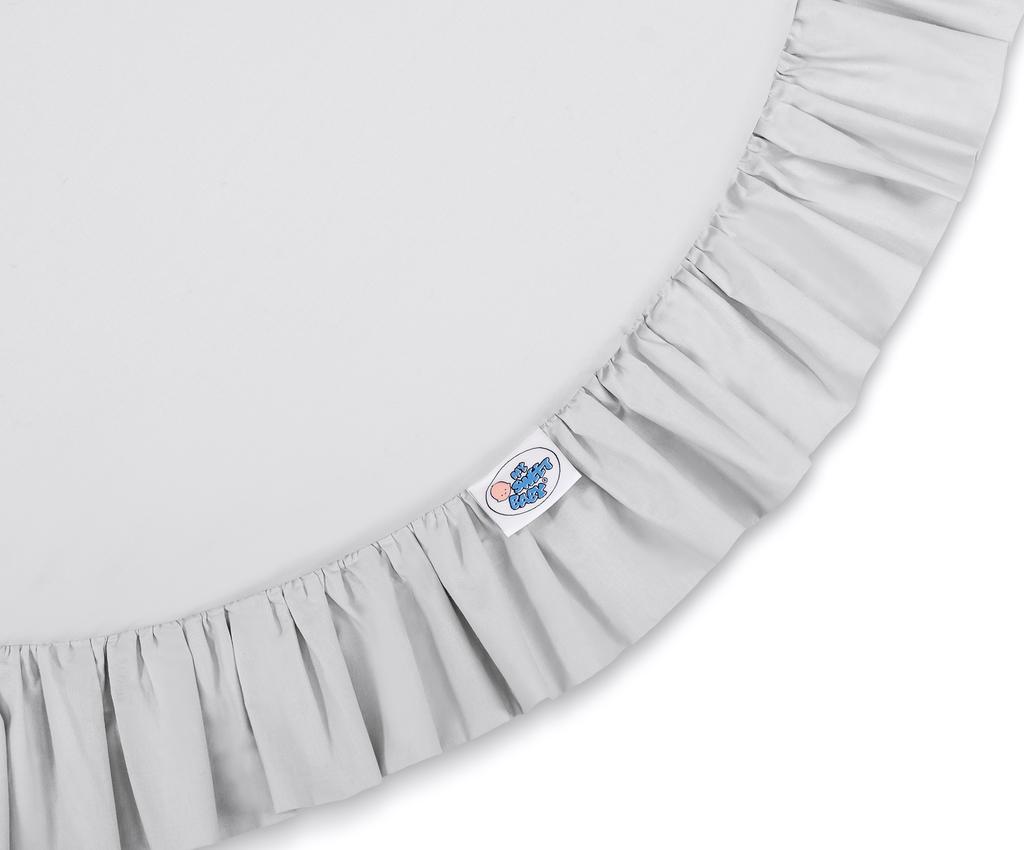 Play Mat with Ruffles - Gray