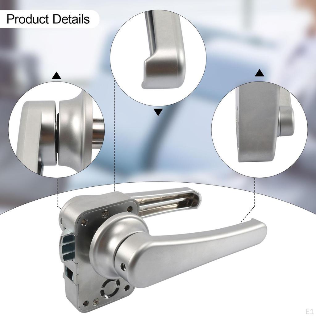 RV Toilet Door Lock Level Versatile Utility to Use Bathroom Handle Knob for