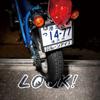 MOONEYES MG130GCBKMU License Frame for Motorcycles 4.9 fl oz (125 cc) or less