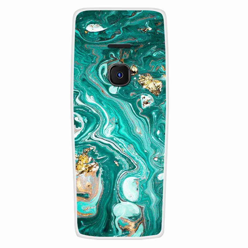For Nokia 8210 4G Case Soft Silicone Space Landscape Covers for Nokia 6300 4G Cases Colorful Bumpers Cat Phone Protective Bags