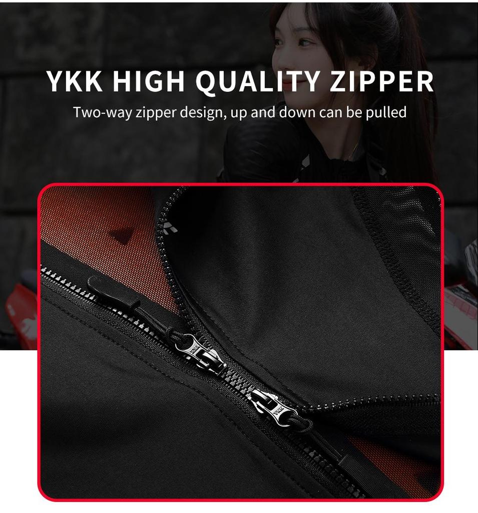 WOSAWE Women Motocross High Stretch Breathable Jacket Removable Soft Pads Slimming Top High Waist Riding Pants Motorcycle Rider Soft Pads Set