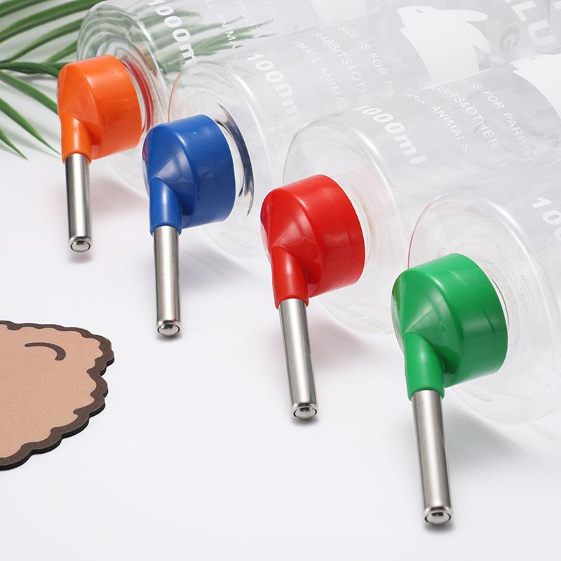 Pets Rabbit 1000Ml Large Water Bottle Pet Totoro Guinea Pig Water Pet Dispenser Cage Hangable Water Bottle Bowl Pet Supplies