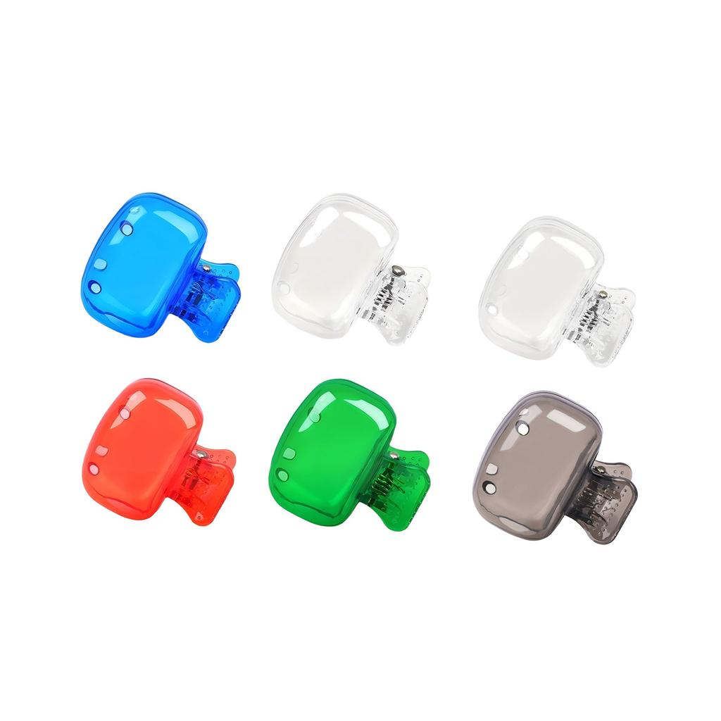 6pcs Toothbrush Head Cover Cap: Toothbrush Protector Brush Pod Case Protective Plastic Clip Bathroom  For Household Travel