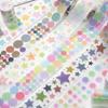 1pcs/1lot Decorative Adhesive Tapes Daily Star Dot Decorative Scrapbooking DIY Paper Japanese Stickers