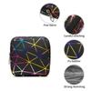 PU Multi-Purpose Diamond Pattern Sanitary Napkin Bag: Portable Menstrual Pad, Lipstick, & Coin Purse for Girls