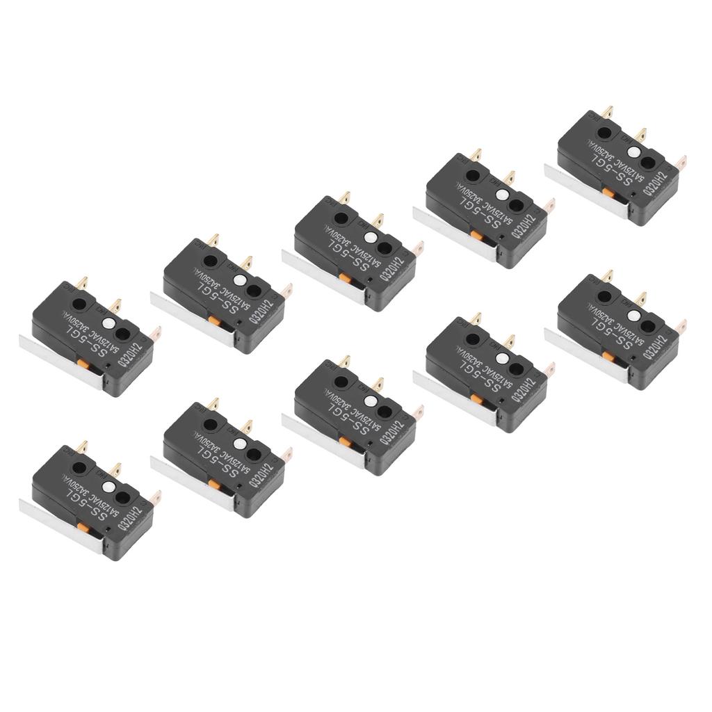 10Pcs Limit Switch 3D Printer Accessories for ENDSTOP RAMPS 1.4 SS‑5GL Mini Switches
