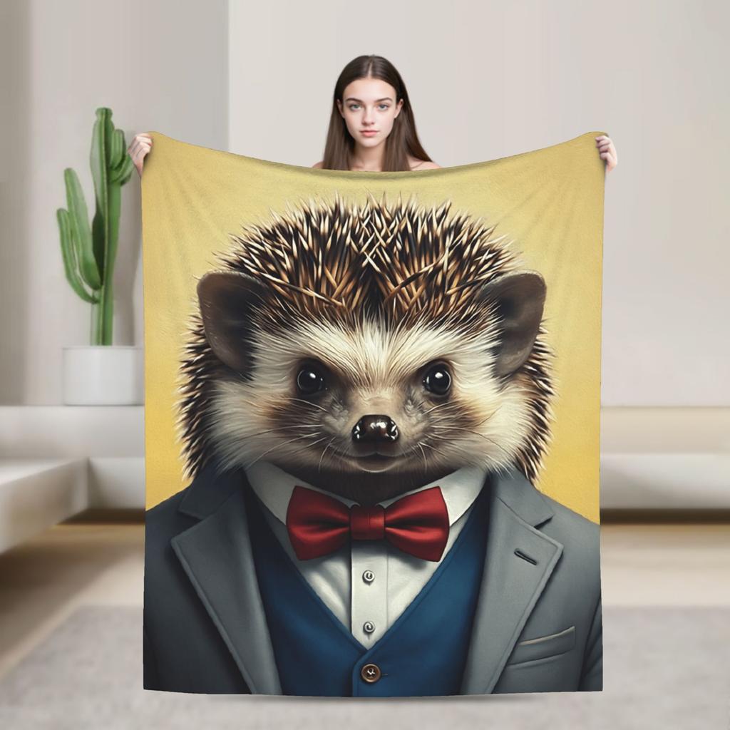 The Dapper Animals Blanket Quality Warm Soft Throw Blanket Autumn Girls Boys Couch Chair Fluffy Bedspread