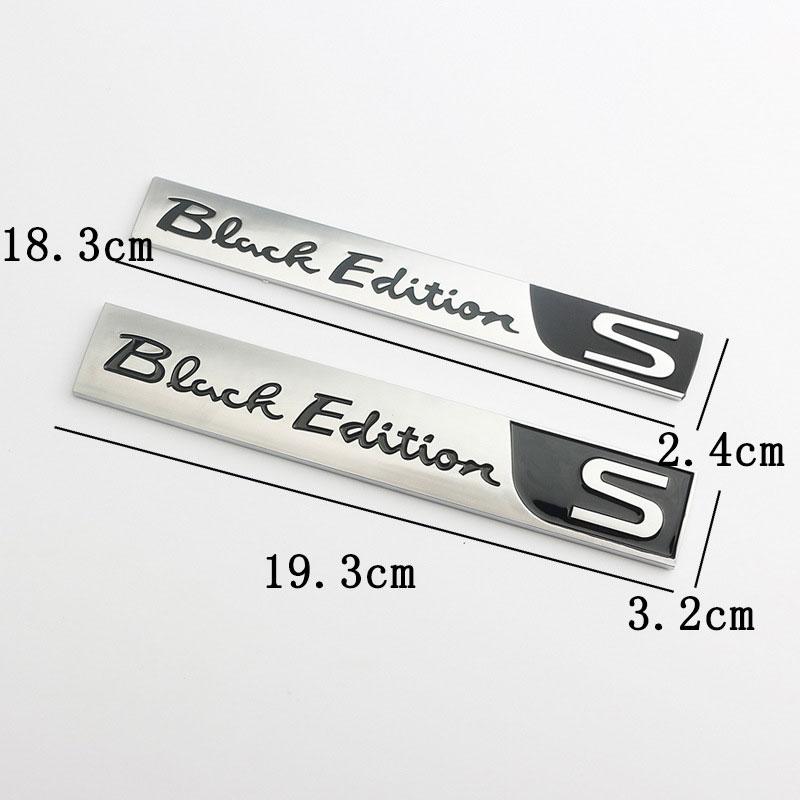 

Black Edition S badge car stickers for lexus LX570 LX470 RX UX GX LS350 series modified accessories trunk logo rear label decals small
