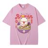 Game FINAL FANTASY XIV Merch Tshirt Funny Moogle Kupo Ramen Graphic Tshirts Men Women Casual Oversized Vintage Cotton Tshirts