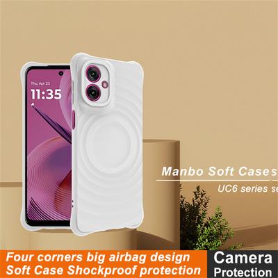 IMAK UC-6 Series for Motorola Moto G55 5G Case Water Drop Texture Anti-Skid Matte TPU Cover