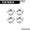 Partuto Universal Reflector Oval Shape Orange Plastic Motorcycle Reflector Visibility
