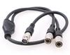 ZBLZGP Hirose Female to Dual Hirose Male Y Cable for Zoom F8 Mixer Sound Devices 688 644 633 4-Pin 4-Pin