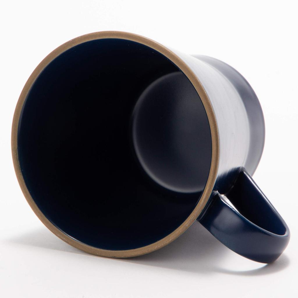 TAMAKI Edge Line Diameter 10cm x Depth x Height Microwave and Dishwasher Mug, Blue, 13.5cm 9cm, 350ml, Safe, T-889107