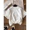 Graphic Print T-shirt, Short Sleeve Crew Neck Casual Top for Summer & Spring, Women's Clothing