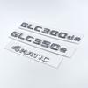 HVYWS1 3D chromuotos juodos raidės GLC300de GLC300e GLC350e GLC400e 4Matic emblema Mercedes Benz GLC X253 automobilio bagažinės logotipui lipdukas