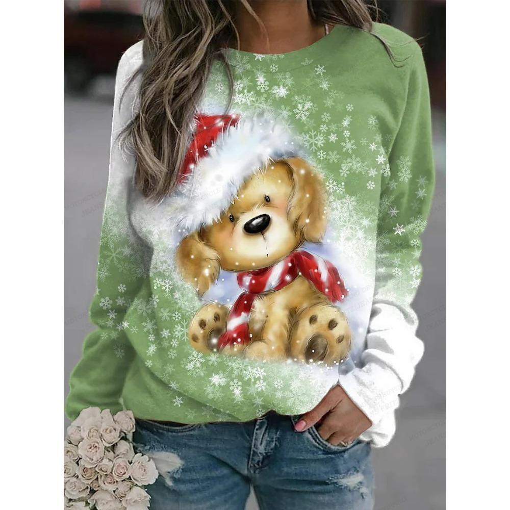 Hanorac pentru damă Hanorac cu imprimeu 3d pentru câini Hanorac cu cap cu gât la modă pentru femei Transpirații animale Kawaii Trening pentru femei Paltoane pentru fete Sudadera