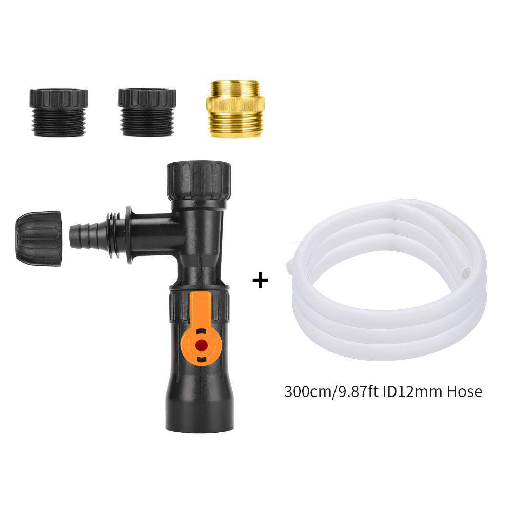 Faucet-Style Fish Tank Water Changer and Cleaning Pump