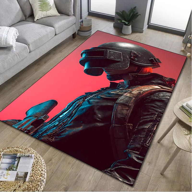 1Pc pnbg Print Rug - Computer Chair Area Rug home decoration Carpet For Living Room Bedroom Flooring Mat