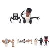 Set di Figure in PVC Skibidi Toilet Man 16 Pezzi Altezza 6-10cm