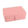 Portable Jewelry Box Double-layer Jewelry Jewelry Storage Jewelry Packaging Household Waterproof Storage Box Premium Gift Box