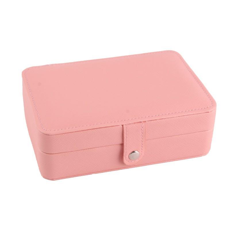Portable Jewelry Box Double-layer Jewelry Jewelry Storage Jewelry Packaging Household Waterproof Storage Box Premium Gift Box