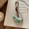New Creative Cute Cloth Animal Horse Necklaces for Women Children Fashion Sweater Chain Accessories
