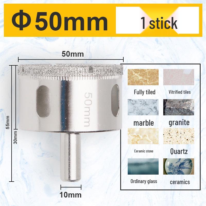 Alloy Glass & Tile Hole Drill Bit Set