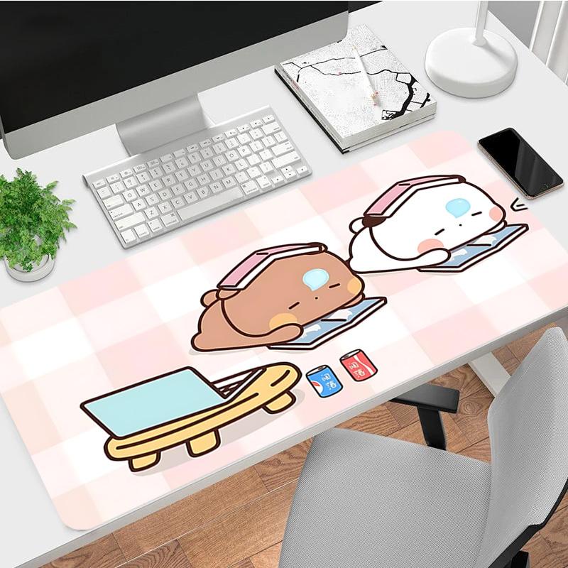 Study Buddies Xl Gaming Mouse Pad Nonslip Rubber Base Stitched Edge Waterproof Desk Mat For Pc Laptop Gamer Office Computer Accessories C927609