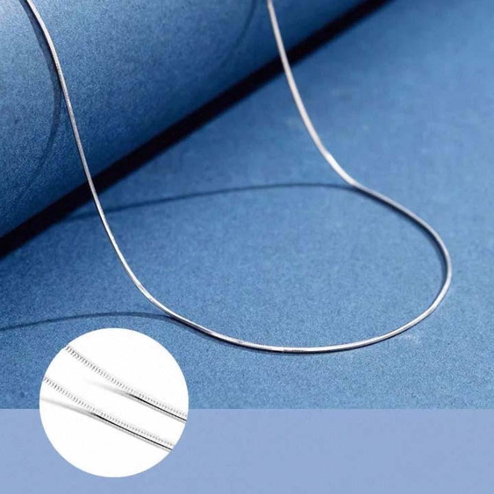 925 Silver Stacked Silver Necklace Zinc Zinc Alloy Collarbone Chain Elegant Glitter Choker Necklace  Bride