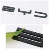 For BYD SEAl HAN SONG YUAN DOLPHIN ATTO 3 Accessories Car Front Bumper Emblem Badge Decal Black Carbon Logo Refit Sticker