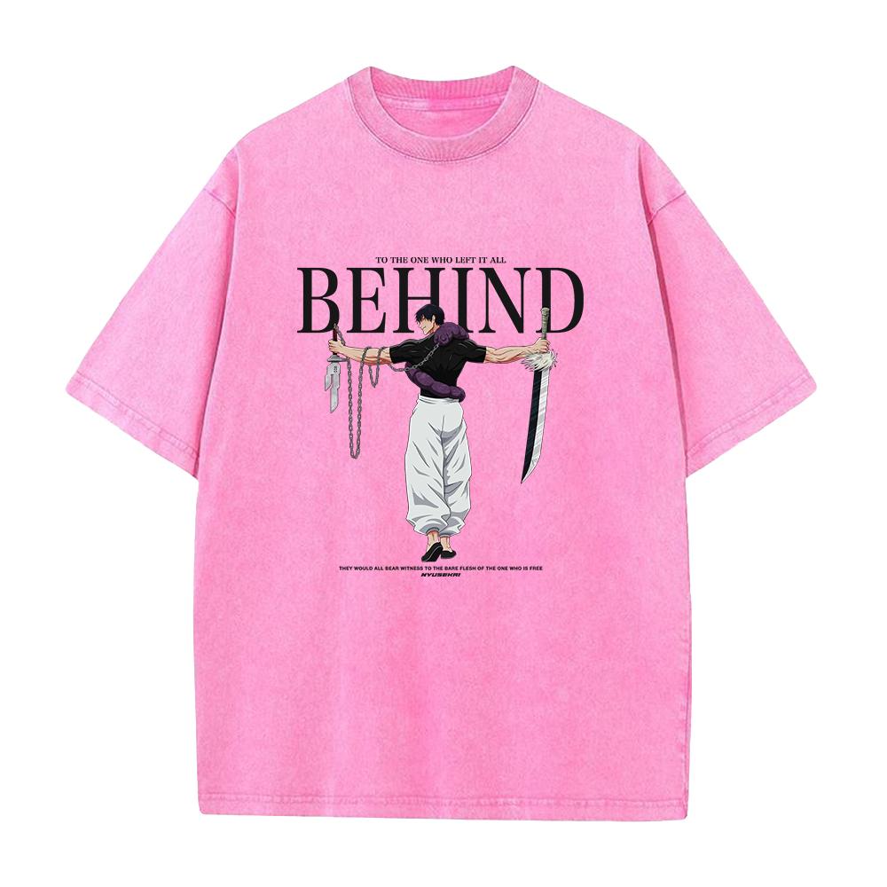 

Fushiguro Toji Jujutsu Kaisen Washed T Shirt Manga Tshirt Men Women Streetwear Tshirt Short Sleeve Cotton Loose Tee Clothing S