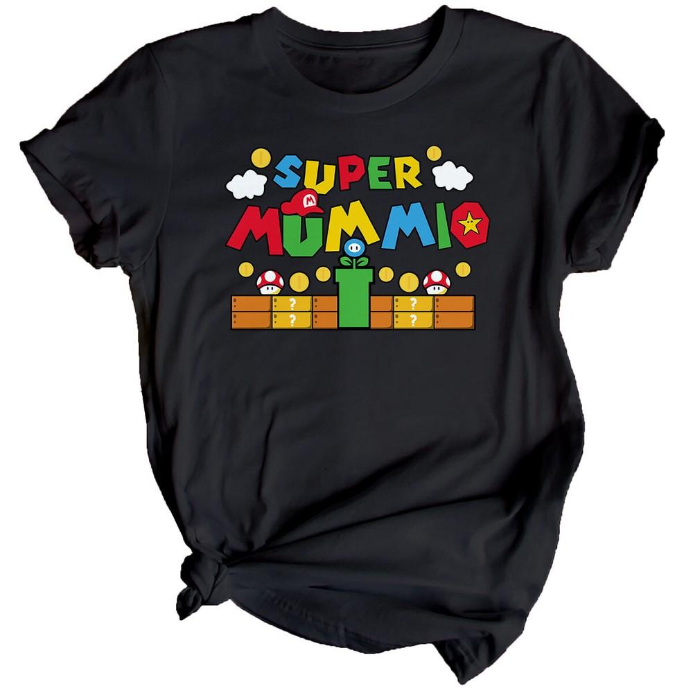 

Super Mummio Womens Mothers Day T-Shirt Top Funny Cute Mom Mama Gift Idea #MD 4XL