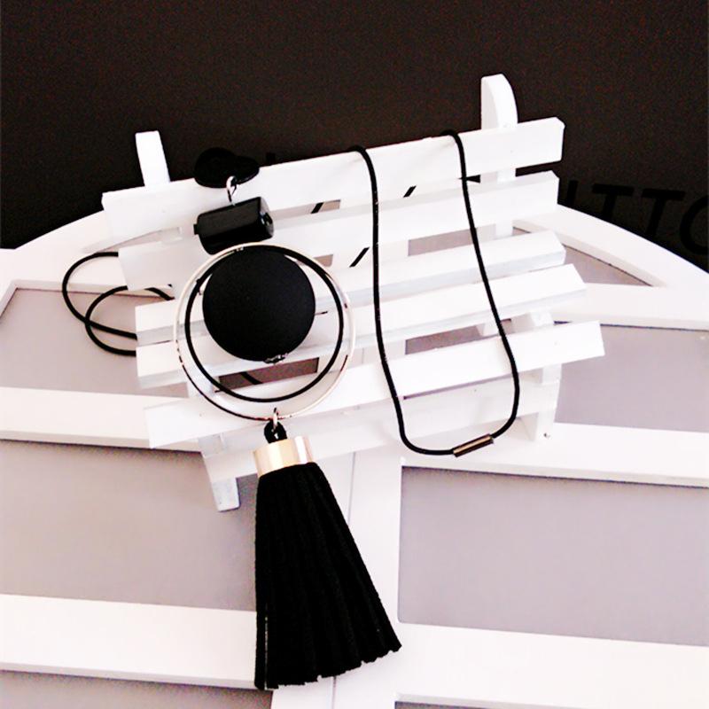 

Женское ожерелье Длинные ожерелья и подвески Деревянные бусины Свитер Ожерелье Для Женщин Ювелирные Изделия чёрный